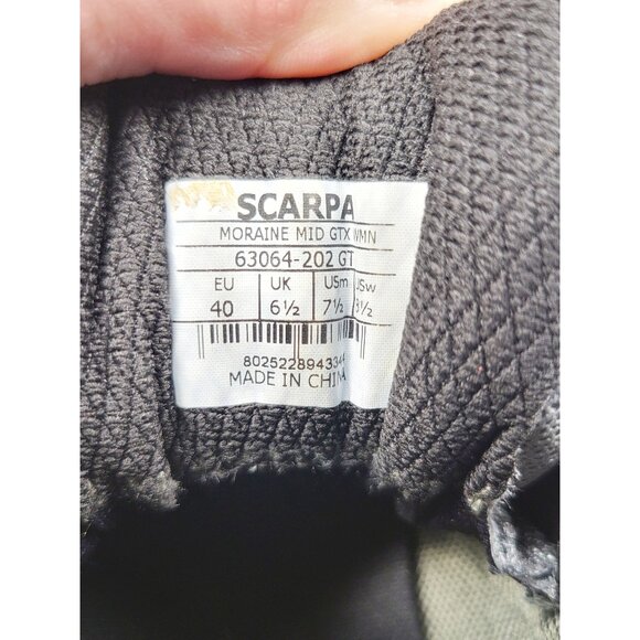 Scarpa Moraine Mid GTX Hiking Shoes. Men's size 7.5 / Ladies size 8.5 - Picture 7 of 7